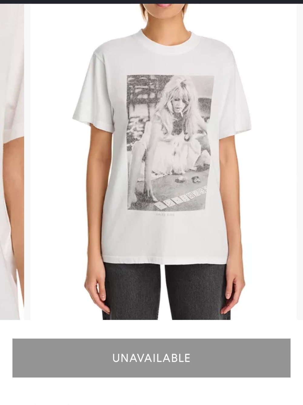 Anine Bing Lili Brigitte Bardot Tee